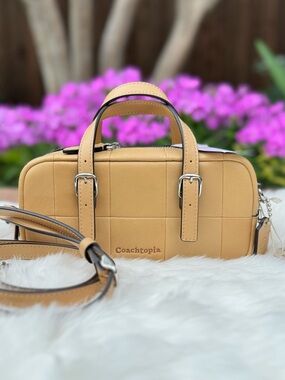 NWT Coachtopia Alter Ego Tan Mini Satchel Bag